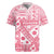 Pink Bula Fiji Rugby Jersey Unique Masi Tapa Pattern