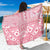 Pink Bula Fiji Sarong Unique Masi Tapa Pattern