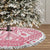 Pink Bula Fiji Tree Skirt Unique Masi Tapa Pattern