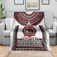 Fiji Rewa Rugby Custom Blanket Go Champions Fijian Tapa Pattern LT14 - Polynesian Pride
