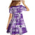 Hawaiian Quilt Family Matching Mermaid Dress and Hawaiian Shirt Tiki Tropical Retro Purple Version LT14 - Polynesian Pride