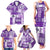 Hawaiian Quilt Family Matching Tank Maxi Dress and Hawaiian Shirt Tiki Tropical Retro Purple Version LT14 - Polynesian Pride