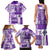 Hawaiian Quilt Family Matching Tank Maxi Dress and Hawaiian Shirt Tiki Tropical Retro Purple Version LT14 - Polynesian Pride