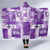 Hawaiian Quilt Hooded Blanket Tiki Tropical Retro Purple Version LT14 - Polynesian Pride