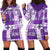 Hawaiian Quilt Hoodie Dress Tiki Tropical Retro Purple Version LT14 - Polynesian Pride