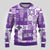 Hawaiian Quilt Ugly Christmas Sweater Tiki Tropical Retro Purple Version LT14 - Polynesian Pride