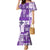 Hawaiian Quilt Mermaid Dress Tiki Tropical Retro Purple Version LT14 Women Purple - Polynesian Pride