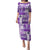 Hawaiian Quilt Puletasi Tiki Tropical Retro Purple Version LT14 Long Dress Purple - Polynesian Pride