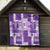 Hawaiian Quilt Quilt Tiki Tropical Retro Purple Version LT14 - Polynesian Pride