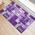 Hawaiian Quilt Rubber Doormat Tiki Tropical Retro Purple Version LT14 - Polynesian Pride