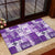 Hawaiian Quilt Rubber Doormat Tiki Tropical Retro Purple Version LT14 - Polynesian Pride