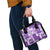 Hawaiian Quilt Shoulder Handbag Tiki Tropical Retro Purple Version LT14 - Polynesian Pride