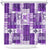 Hawaiian Quilt Shower Curtain Tiki Tropical Retro Purple Version LT14 Purple - Polynesian Pride