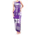 Hawaiian Quilt Tank Maxi Dress Tiki Tropical Retro Purple Version LT14 Women Purple - Polynesian Pride