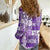 Hawaiian Quilt Women Casual Shirt Tiki Tropical Retro Purple Version LT14 - Polynesian Pride