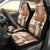 Hawaiian Quilt Car Seat Cover Tiki Tropical Retro Brown Version LT14 - Polynesian Pride