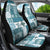 Hawaiian Quilt Car Seat Cover Tiki Tropical Retro Dark Cyan Version LT14 - Polynesian Pride