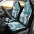 Hawaiian Quilt Car Seat Cover Tiki Tropical Retro Dark Cyan Version LT14 - Polynesian Pride