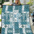 Hawaiian Quilt Quilt Tiki Tropical Retro Dark Cyan Version LT14 Dark Cyan - Polynesian Pride