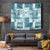 Hawaiian Quilt Tapestry Tiki Tropical Retro Dark Cyan Version LT14 Dark Cyan - Polynesian Pride