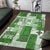 Hawaiian Quilt Area Rug Tiki Tropical Retro Green Version LT14 Green - Polynesian Pride