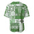 Hawaiian Quilt Baseball Jersey Tiki Tropical Retro Green Version LT14 - Polynesian Pride