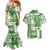 Hawaiian Quilt Couples Matching Mermaid Dress and Hawaiian Shirt Tiki Tropical Retro Green Version LT14 - Polynesian Pride