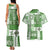 Hawaiian Quilt Couples Matching Tank Maxi Dress and Hawaiian Shirt Tiki Tropical Retro Green Version LT14 - Polynesian Pride