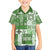 Hawaiian Quilt Family Matching Off Shoulder Short Dress and Hawaiian Shirt Tiki Tropical Retro Green Version LT14 Son's Shirt Green - Polynesian Pride