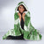 Hawaiian Quilt Hooded Blanket Tiki Tropical Retro Green Version LT14 - Polynesian Pride