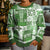 Hawaiian Quilt Kid Ugly Christmas Sweater Tiki Tropical Retro Green Version LT14 - Polynesian Pride