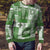 Hawaiian Quilt Ugly Christmas Sweater Tiki Tropical Retro Green Version LT14 - Polynesian Pride
