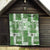 Hawaiian Quilt Quilt Tiki Tropical Retro Green Version LT14 - Polynesian Pride