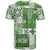 Hawaiian Quilt T Shirt Tiki Tropical Retro Green Version LT14 - Polynesian Pride