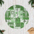 Hawaiian Quilt Tree Skirt Tiki Tropical Retro Green Version LT14 Casual Tree Skirts Green - Polynesian Pride