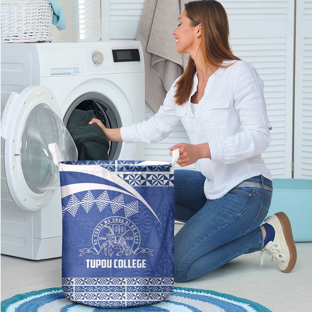 Tonga Tupou College Toloa Laundry Basket 160 Years Anniversary Tongan Ngatu Pattern LT14 - Polynesian Pride