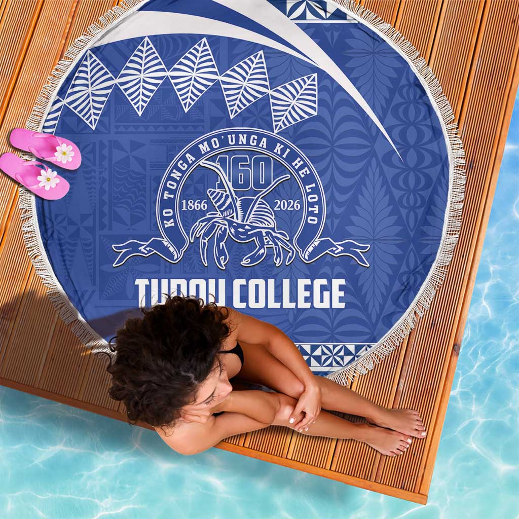 Tonga Tupou College Toloa Beach Blanket 160 Years Anniversary Tongan Ngatu Pattern LT14 - Polynesian Pride