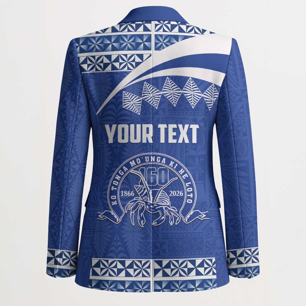Personalised Tonga Tupou College Toloa Blazer 160 Years Anniversary Tongan Ngatu Pattern LT14 - Polynesian Pride