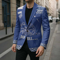 Personalised Tonga Tupou College Toloa Blazer 160 Years Anniversary Tongan Ngatu Pattern LT14 - Polynesian Pride