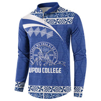 Personalised Tonga Tupou College Toloa Button Sweatshirt 160 Years Anniversary Tongan Ngatu Pattern LT14 - Polynesian Pride