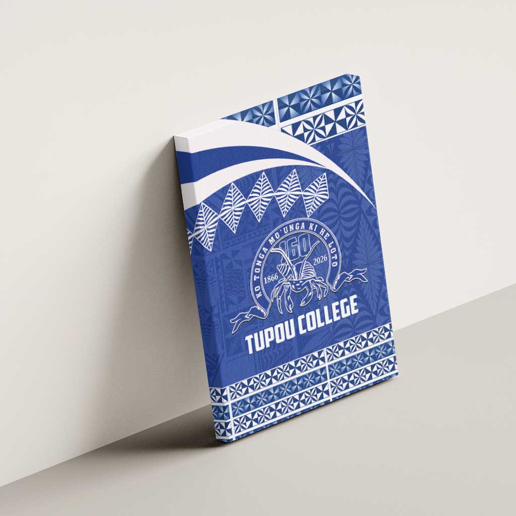 Tonga Tupou College Toloa Canvas Wall Art 160 Years Anniversary Tongan Ngatu Pattern LT14 - Polynesian Pride