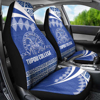 Tonga Tupou College Toloa Car Seat Cover 160 Years Anniversary Tongan Ngatu Pattern LT14 - Polynesian Pride