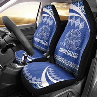 Tonga Tupou College Toloa Car Seat Cover 160 Years Anniversary Tongan Ngatu Pattern LT14 - Polynesian Pride