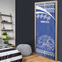 Personalised Tonga Tupou College Toloa Door Cover 160 Years Anniversary Tongan Ngatu Pattern LT14 - Polynesian Pride