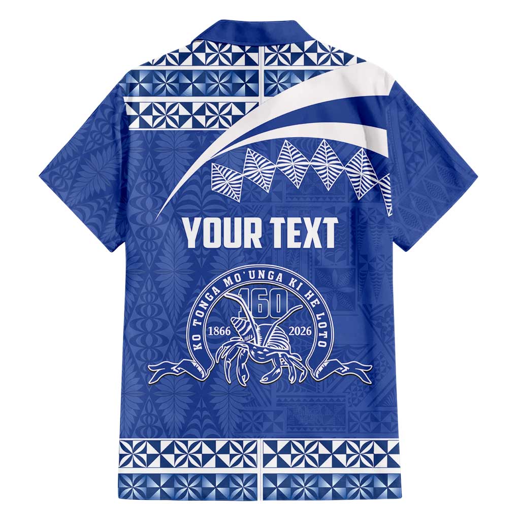 Personalised Tonga Tupou College Toloa Family Matching Off The Shoulder Long Sleeve Dress and Hawaiian Shirt 160 Years Anniversary Tongan Ngatu Pattern