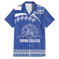 Personalised Tonga Tupou College Toloa Family Matching Off Shoulder Maxi Dress and Hawaiian Shirt 160 Years Anniversary Tongan Ngatu Pattern