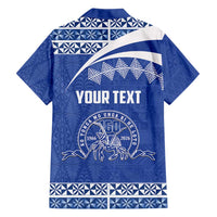 Personalised Tonga Tupou College Toloa Family Matching Off Shoulder Maxi Dress and Hawaiian Shirt 160 Years Anniversary Tongan Ngatu Pattern