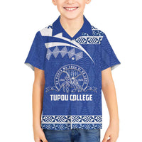 Personalised Tonga Tupou College Toloa Family Matching Tank Maxi Dress and Hawaiian Shirt 160 Years Anniversary Tongan Ngatu Pattern