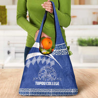 Tonga Tupou College Toloa Grocery Bag 160 Years Anniversary Tongan Ngatu Pattern LT14 - Polynesian Pride