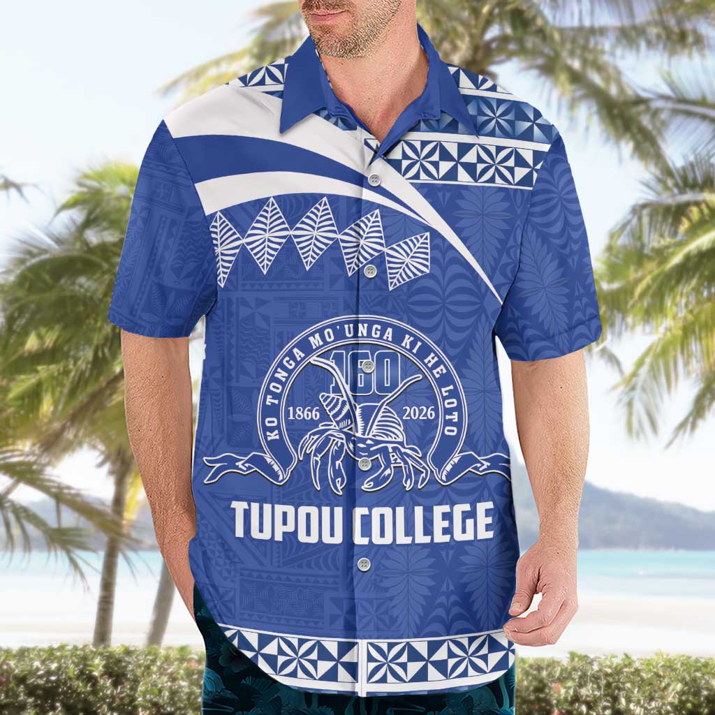Personalised Tonga Tupou College Toloa Hawaiian Shirt 160 Years Anniversary Tongan Ngatu Pattern LT14 - Polynesian Pride